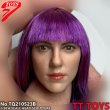画像5: TTTOYS 1/6 欧米女性ヘッド Black Widow ヘア カラーバリエーション 4種 TQ201523 *予約