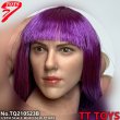 画像7: TTTOYS 1/6 欧米女性ヘッド Black Widow ヘア カラーバリエーション 4種 TQ201523 *予約