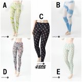 画像: CPOP CREW 1/6 女性用 ヨガ ストレッチプリント パンツ Silk Printed Yoga Pants CPC04 *予約