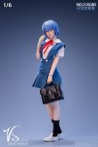 画像1: VSTOYS 1/6 アニメ少女 ヘッド ＆ 制服 ユニフォーム セット 21XG81 *お取り寄せ