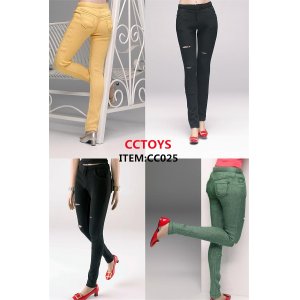画像: CCTOYS 1/6 女性用 Casual Ripped Slim-Fit Jeans 5種 CC025  *予約