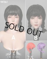 画像: YMTOYS 1/6 女性ヘッド 晴子 ツインテール 2種 ヘアパーツ3個 YMT061 *予約 