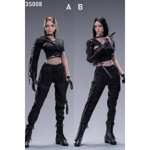 画像: 3STOYS 1/6 女性フィギュア用 コスチューム ミリタリー クールガール ファンクショナル セット 2種 3S008 *お取り寄せ