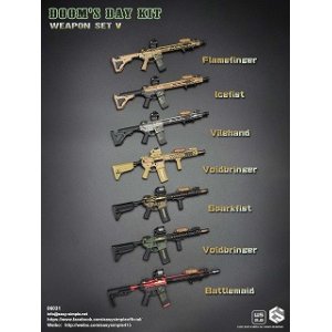 画像: Easy & Simple 1/6 Doom's Day Kit Weapon Set V (06031) - 7種  *お取り寄せ