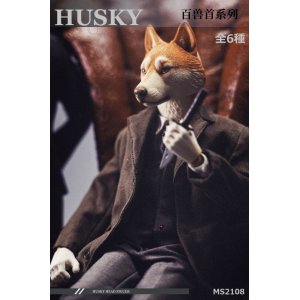 画像: Mostoys 1/6 ハスキー 犬 ヘッド Husky Head 6種 MS2108 *お取り寄せ