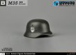 画像9: ZYTOYS 1/6 M35 German Helmet 3種（ZY3022 A/B/C）フィギュア用 *予約