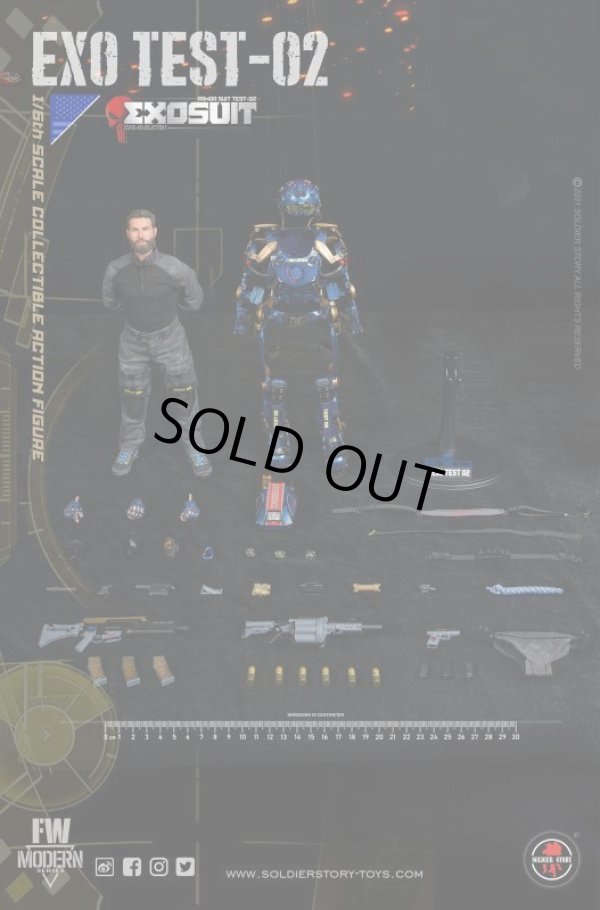 Soldier Story SS125 1/6 EXO TEST-02 スケルトン アーマー Soldier Story SS125 1/6 EXO TEST-02 スケルトン アーマー