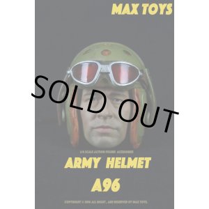 画像: Max Toys 1/6  Army Helmet アーミーヘルメット フューリー ブラッド・ピット用 WWII 戦車長 3種 A 96 / A97 /  A98  * 予約