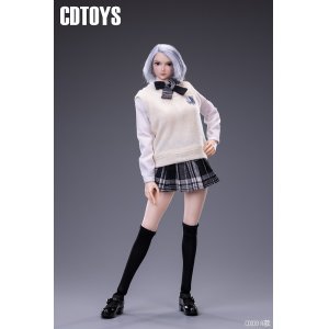 画像: CDToys 1/6 CD030 女学生 ニット セーター スクールユニフォーム / Knit Sweater Set フィギュア用 3種  *予約 