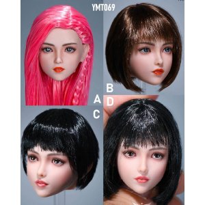 画像: YMTOYS 1/6 ガールヘッド 菊 4種 YMT069 *お取り寄せ