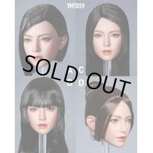 画像: YMTOYS 1/6 ガールヘッド 柚 4種 YMT059 *予約 