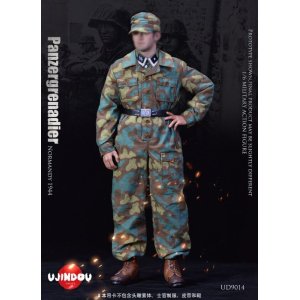 画像: UJINDOU 1/6 WWII ドイツ軍 装甲擲弾兵 イタリア迷彩 ユニフォーム セット 1944 ノルマンディー UD9014 *お取り寄せ