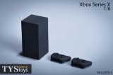 画像: TYSTOYS 1/6 ミニチュア アクセサリー TV game console model xbox series x 21DT21 *お取り寄せ
