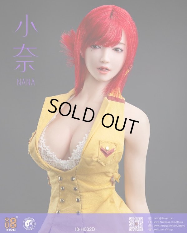 i8TOYS I8-H002 1/6 女性 ヘッド NANA 奈々 眼球可動 舌交換可能