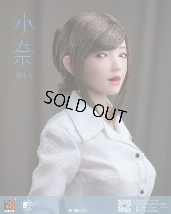 i8TOYS 1/6 女性ヘッド 奈々 NANA I8-H002　ファイセン i8TOYS I8-H002 1/6 女性 ヘッド NANA 奈々 眼球可動 舌交換可能
