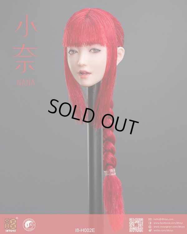 i8TOYS 1/6 女性ヘッド 奈々 NANA I8-H002　ファイセン i8TOYS 1/6 NaNa Girl Action Figure Head [i8-H002B] - EKIA
