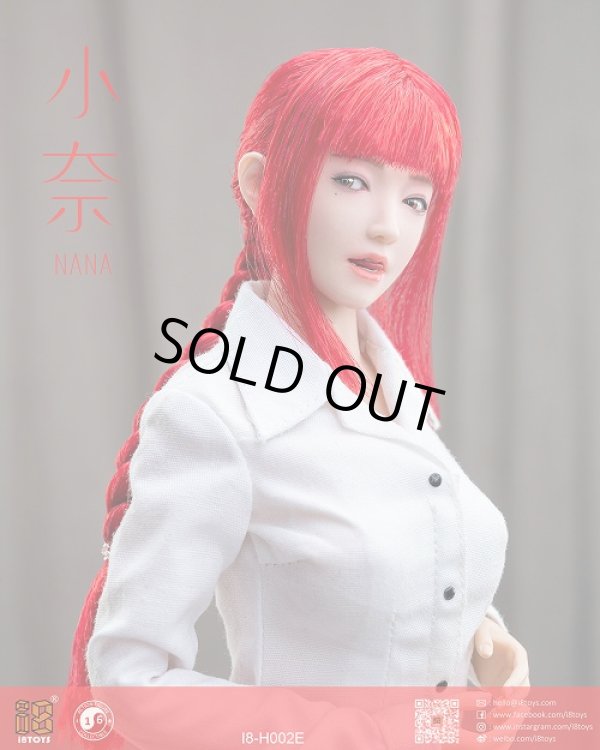 i8TOYS I8-H002 1/6 女性 ヘッド NANA 奈々 眼球可動 舌交換可能