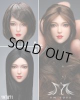 画像: YMTOYS 1/6 女性ヘッド 3種 YMT071 *お取り寄せ 