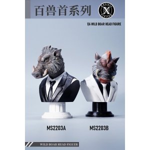 画像: Mostoys 1/6 イノシシ 猪 ヘッド Wild Boar 2種 MS2203 *お取り寄せ