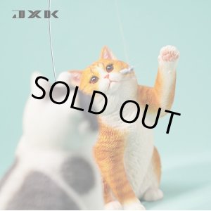 画像: JxK Studio 1/6 ブリティッシュ ショートヘア 2.0 猫じゃらし付き 5種 JXK127 *お取り寄せ