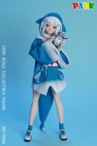 画像7: TOYS PARK 1/6 シャークガール ヘッド & コスチューム セット 2種 TP004 TP005 *予約