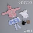 画像5: CDToys 1/12 フード付きセーター プリーツスカート セット 女性フィギュア用 6種 TBLeague CD036 *予約 