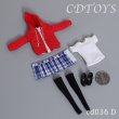 画像8: CDToys 1/12 フード付きセーター プリーツスカート セット 女性フィギュア用 6種 TBLeague CD036 *予約 