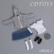 画像10: CDToys 1/12 フード付きセーター プリーツスカート セット 女性フィギュア用 6種 TBLeague CD036 *予約 