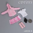 画像3: CDToys 1/12 フード付きセーター プリーツスカート セット 女性フィギュア用 6種 TBLeague CD036 *予約 