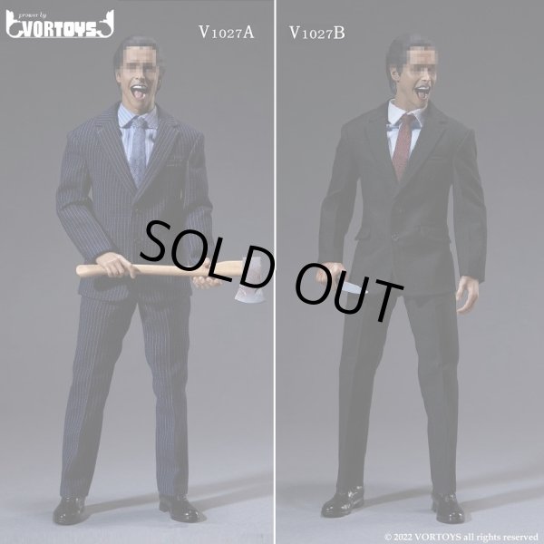 画像1: VORTOYS 1/6 アメリカン サイコ 男性 メンズ スーツ セット 2種 V1027 *予約