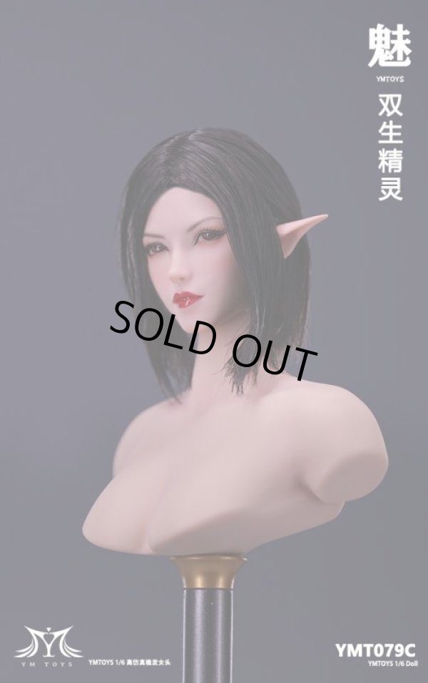 YMTOYS YMT079 1/6 エルフ ヘッド Mei 魅 4種 アクション YMTOYS YMT079 1/6 エルフ ヘッド Mei 魅 4種 アクション