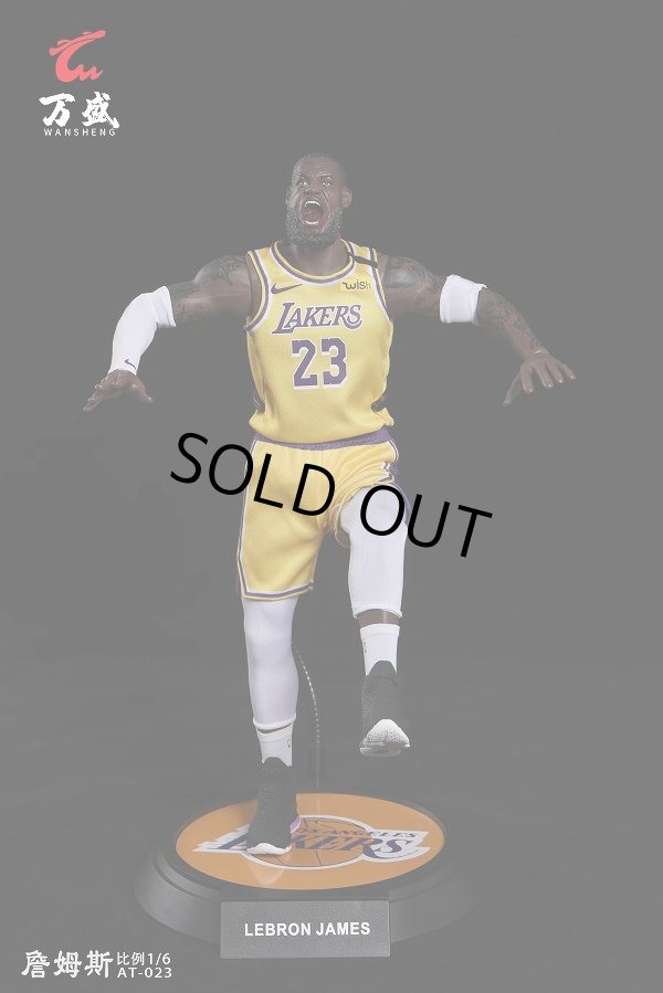 WANSHENG 1/6 NBA James Yellow Jersey アクションフィギュア ( WS AT-023)