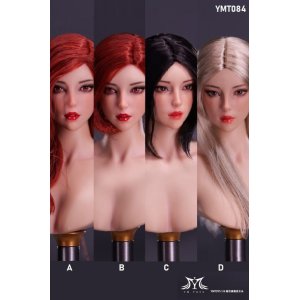 画像: YMTOYS 1/6 アジア女性ヘッド Mei 4種 YMT084 *お取り寄せ