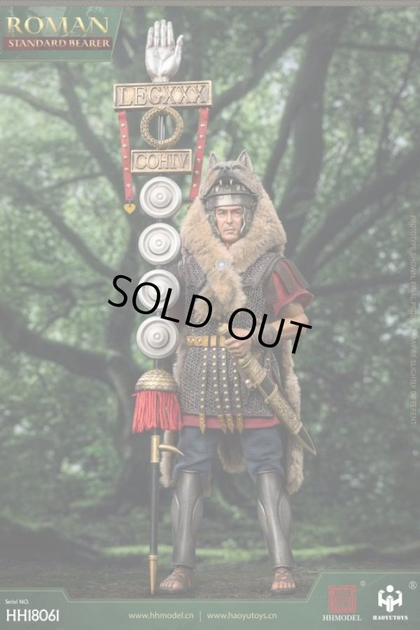 HHMODEL x HAOYUTOYS 古代ローマ軍 百人隊 旗手兵 HHMODEL x HAOYUTOYS 古代ローマ軍 百人隊 旗手兵