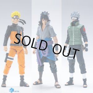 画像: HIYA 『NARUTO -ナルト- 疾風伝』 うずまきナルト うちはサスケ はたけカカシ 1/12 可動フィギュア EBN0031 EBN0036 EBN0041 *予約