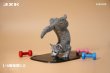 画像11: JxK Studio 1/6 ヨガ キャット 猫 2.0 ≪マット+バーベル付き≫ JXK151 4種 *予約