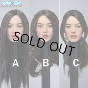 画像: Z6TOYS 1/6 アジア女性ヘッド 3種 Z001 *予約