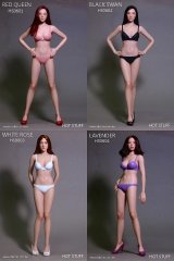 画像: HOT STUFF ホットスタッフ 1/6 シームレス女性素体 手足の指が動かせる 4種 HS0601- HS0604 *お取り寄せ