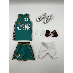 画像: カスタム 1/6 NBA オールスターズ 23 ユニフォーム ウェア セット ジョーダン用 *お取り寄せ