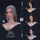 画像: YMTOYS 1/6 女性ヘッド 妍 4種 YMT091 *予約 