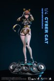 画像1: Evan Lee 1/4 CYBER CAT サイバーキャット 51cm 全身スタチュー *予約