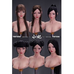 画像: YMTOYS 1/6 女性ヘッド 小妃 6種 YMT098 眼球可動 *予約 