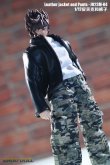 画像3: Jiaou Doll 1/12 JO23X-04 メンズ レザージャケット & カモフラパンツ セット * 予約　