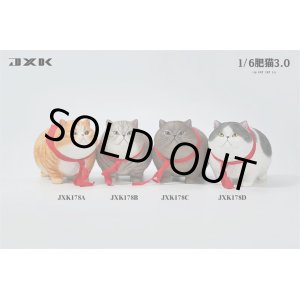 画像: JxK Studio 1/6 ぽっちゃり猫 3.0 version 4種 JXK178 ABCD *予約