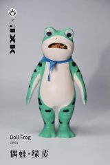 画像: 偶蛙× JXK Studio 16cm ドール フロッグ 猫 カエルの着ぐるみ スタチュー OW01 *お取り寄せ