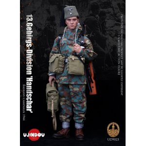 画像: UJINDOU 1/6 第13SS武装山岳師団ハンジャール 1944年 バルカン戦線 アクションフィギュア UD9023 *予約 