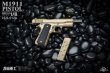 画像9: Longshan Metal 龍山金属 1/6 ダイキャストアロイ M1911 ピストル 3種 LSJS-012 *予約