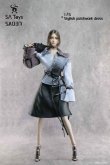 画像1: SA Toys 1/6 Fashion Stylish Patchwork Dress 女性フィギュア用 SA037 *予約