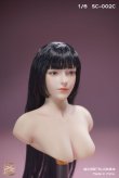 画像9: SC toys 1/6 アジア女性ヘッド 友希 3種 SC002 *予約