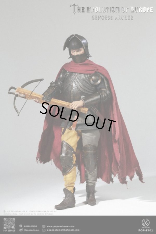 POP COSTUME 1/6 フランス傭兵 ジェノヴァ弓兵隊長